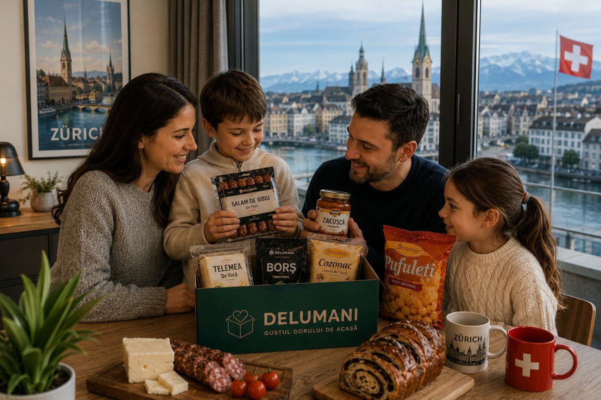 Magazin românesc online Elveția | Produse românești DELUMANI
