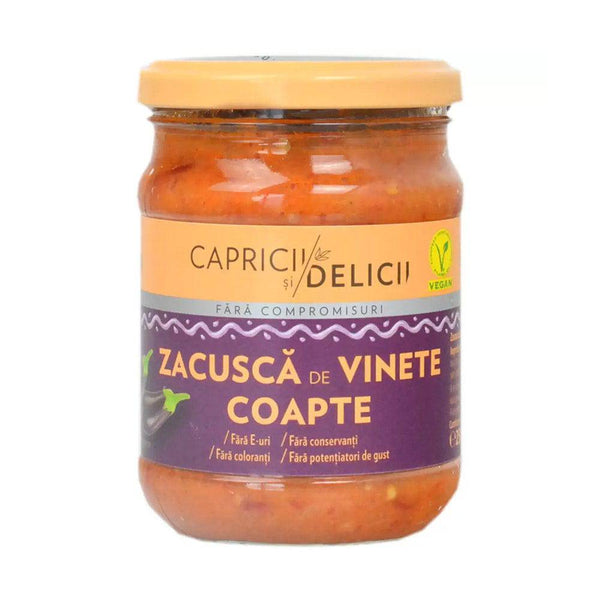 Zacusca de vinete coapte Capricii si Delicii - Delumani - Magazin Online Romanesc 