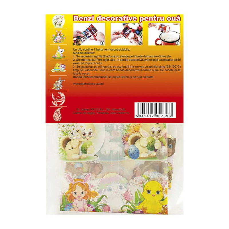Benzi decorative pentru oua - desene - Delumani - Magazin Online Romanesc 