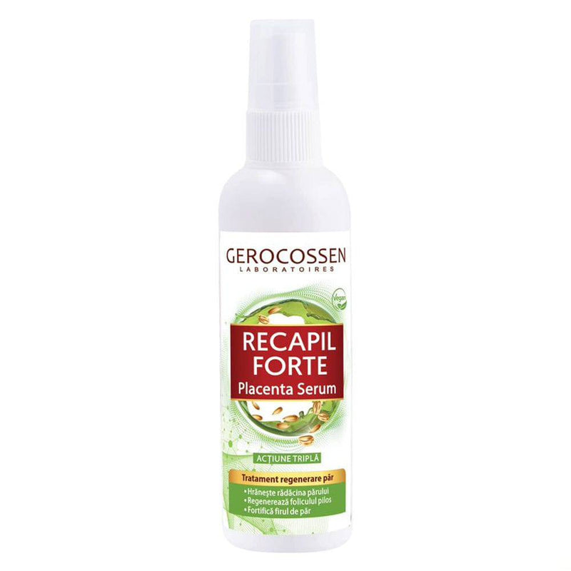 Ser tratament regenerare par cu placenta Recapil Forte,125 ml, Gerocossen - Delumani - Magazin Online Romanesc 